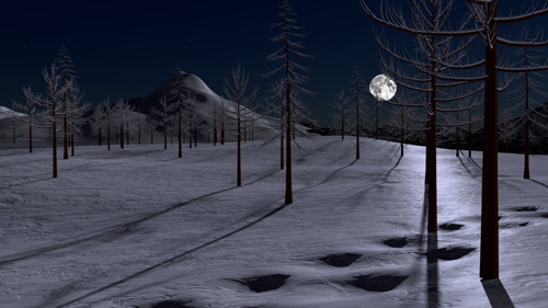 Snowy Night Scene preview image